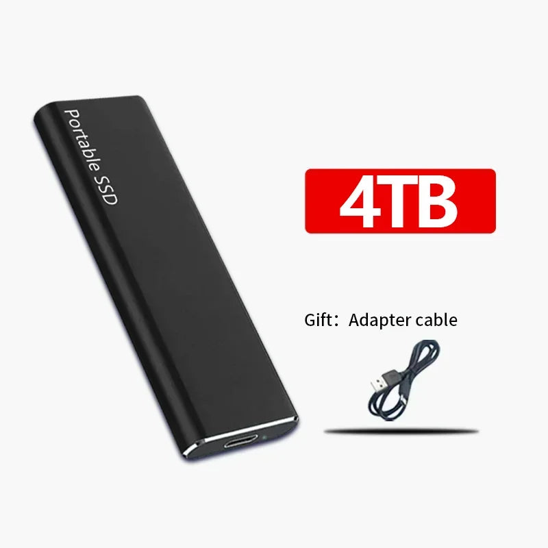 便携式外置SSD高速存储盘 USB 3.2纤薄设计