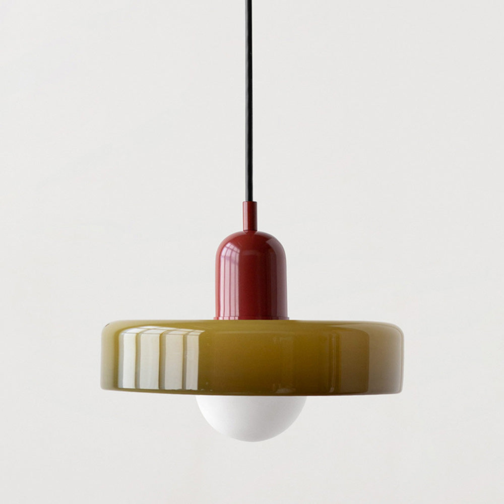 Moderne gekleurde plafondhanglamp, artistieke hanglamp