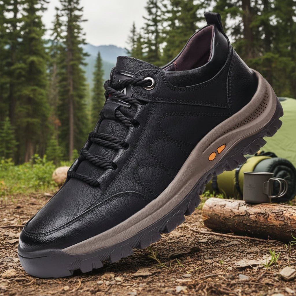 Trailstride waterdichte leren wandelschoenen — vochtregulerend comfort
