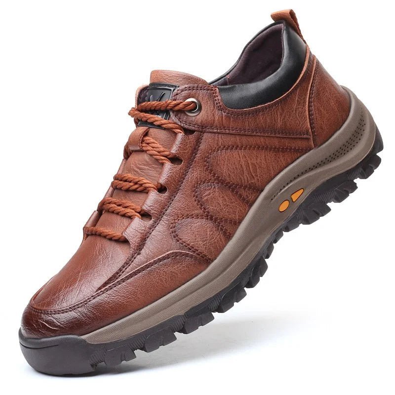 Trailstride waterdichte leren wandelschoenen — vochtregulerend comfort