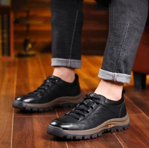 Trailstride waterdichte leren wandelschoenen — vochtregulerend comfort