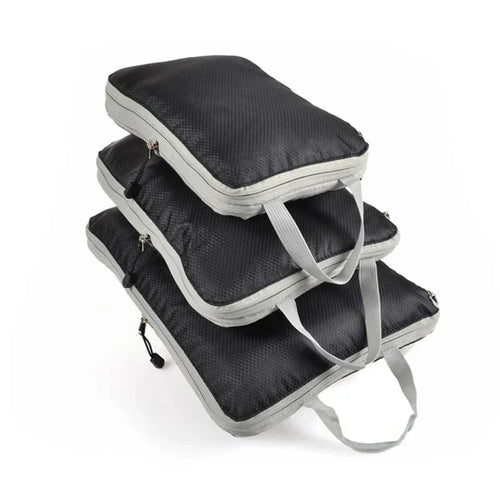 3 Piece Compression Packing Cubes Set Assorted Sizes