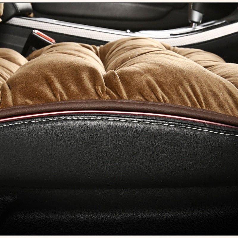 Funda acolchada corta de felpa para asiento de coche - Mayor comodidad | ribuella