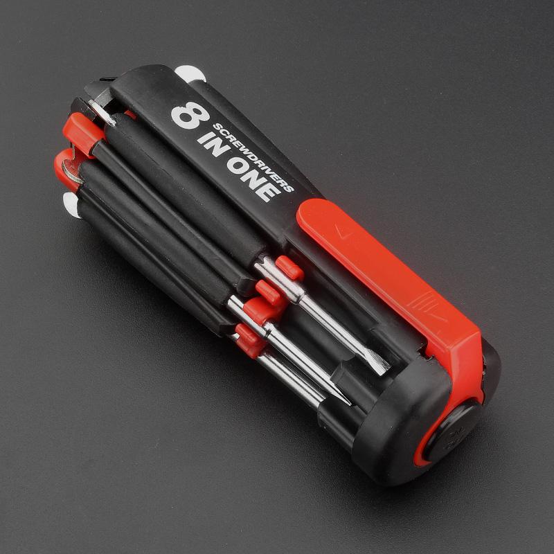 Screwdriver Tool with Quick-Replace Parts and Work Light | ribuella