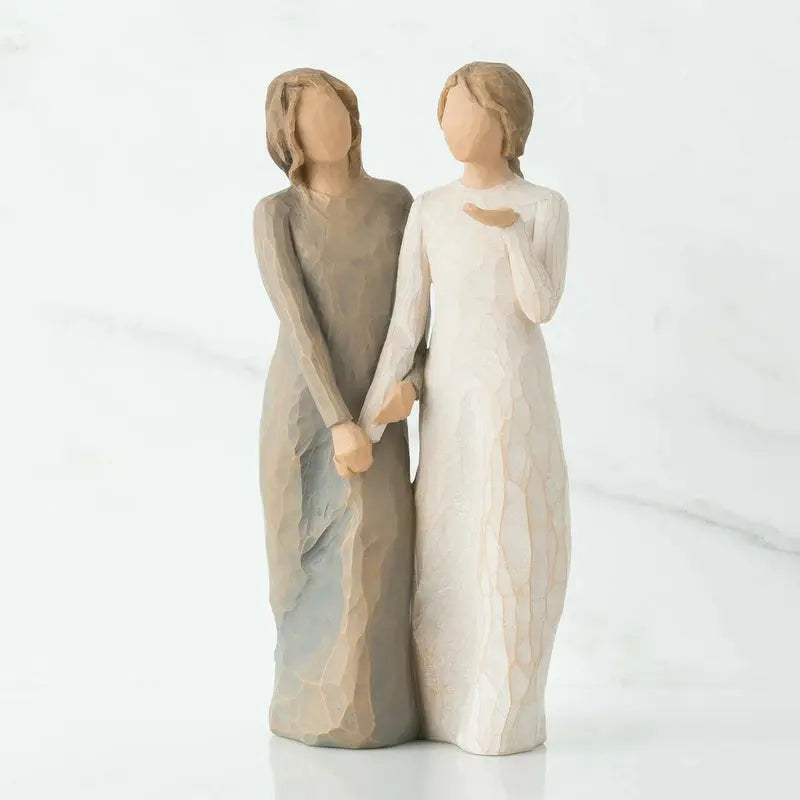 Dekorativ figur av en syster i harts | ribuella
