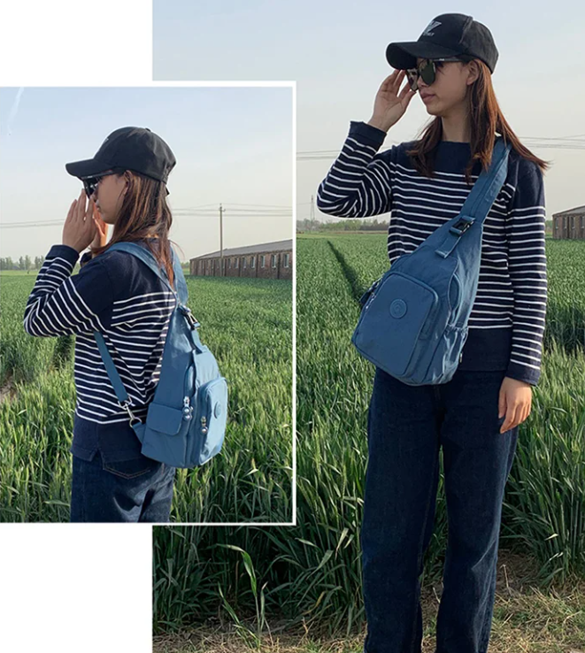 Bolso bandolera y cruzado - Diseño versátil 2 en 1 | ribuella