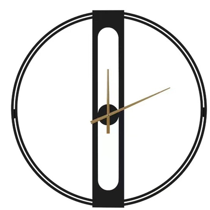 Timeless Elegance – 50CM Contemporary Metal Wall Clock | ribuella