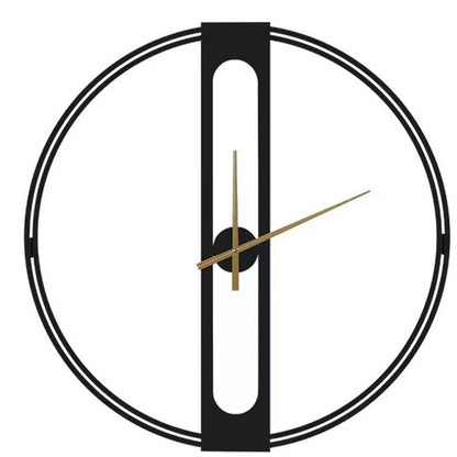 Timeless Elegance – 50CM Contemporary Metal Wall Clock | ribuella