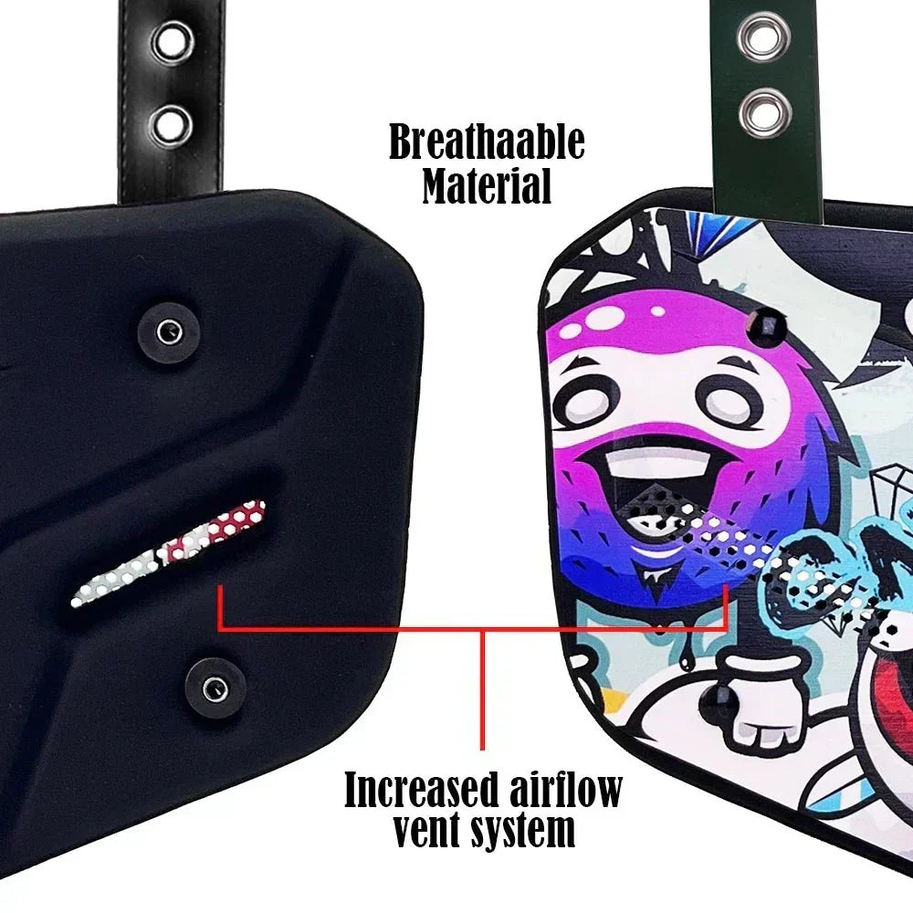 GRIDGUARD 人間工学設計のバックプレート - 衝撃吸収、通気性