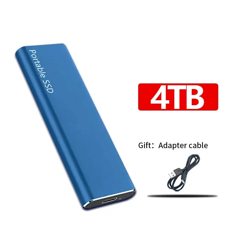 便携式外置SSD高速存储盘 USB 3.2纤薄设计