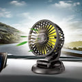 Ventilador automático rotativo – 12 V/24 V/5 V com USB ou isqueiro | ribuella