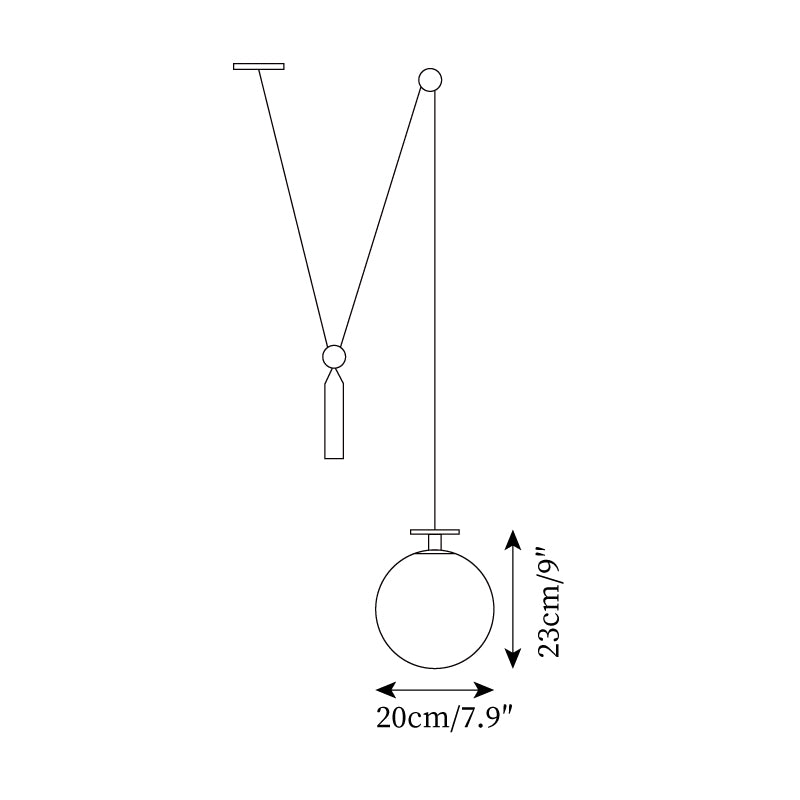 Plafonnier suspendu Covine réglable, aux formes multiples