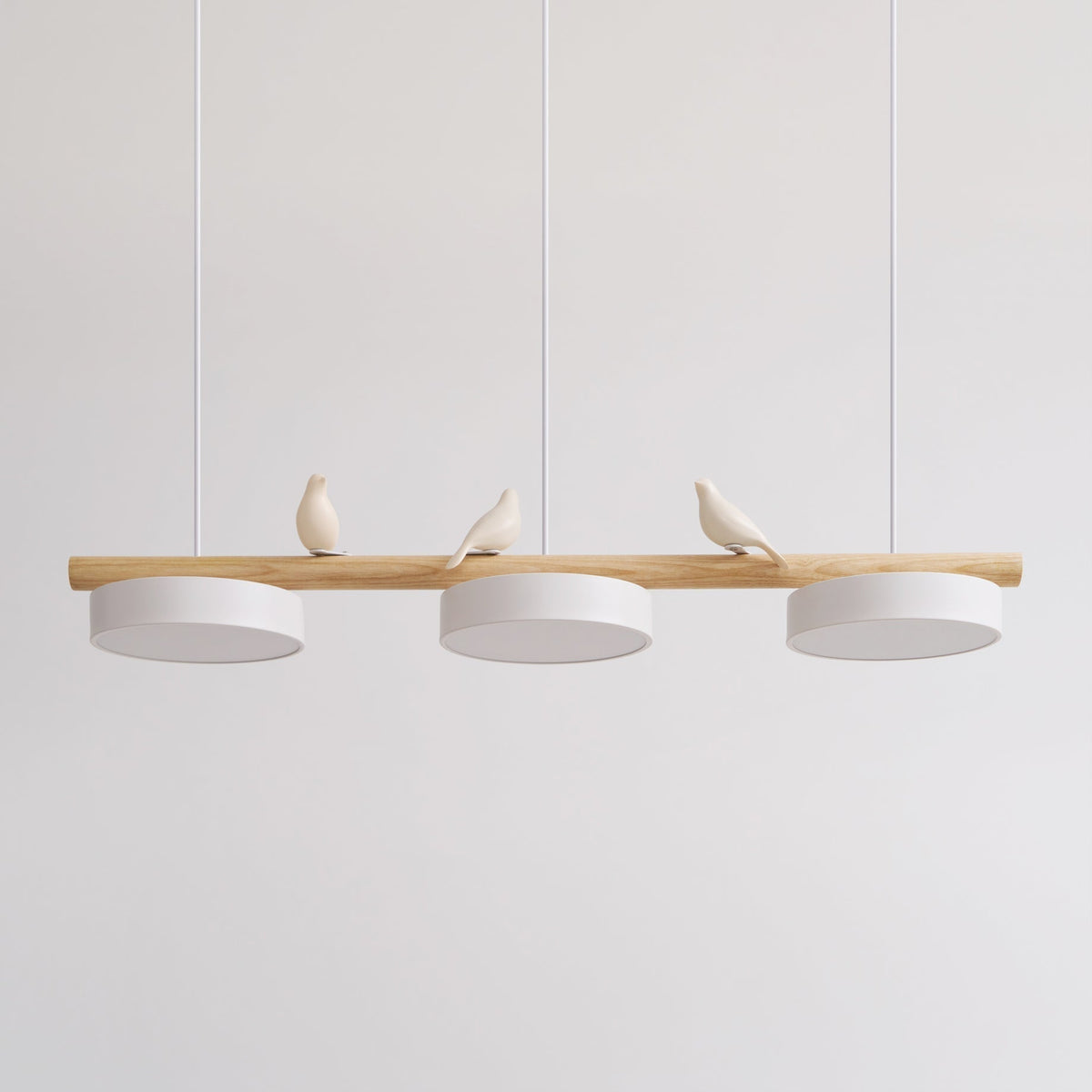 Lampa wisząca Cliff w kształcie ptaka z wbudowanym oświetleniem LED