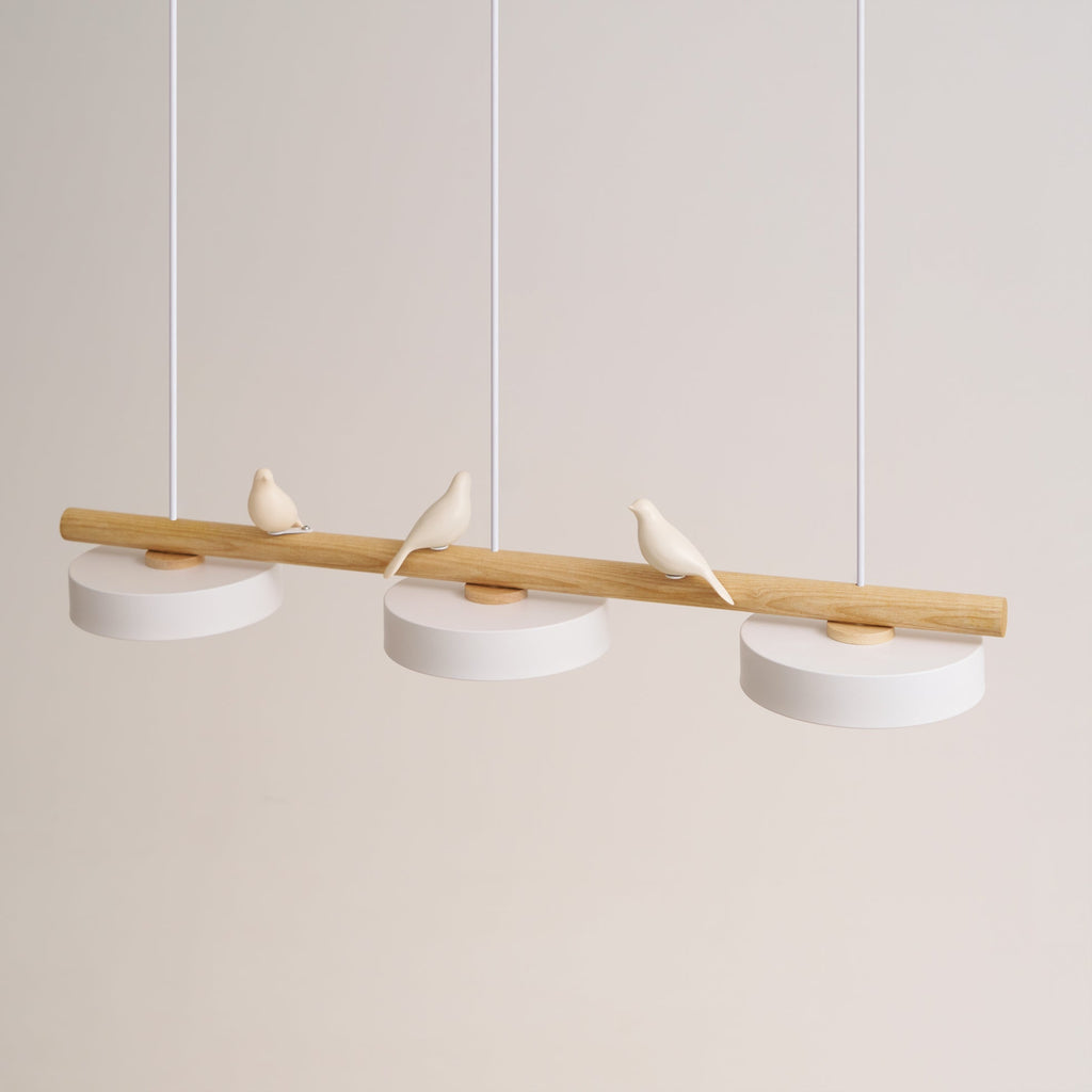 Lampa wisząca Cliff w kształcie ptaka z wbudowanym oświetleniem LED