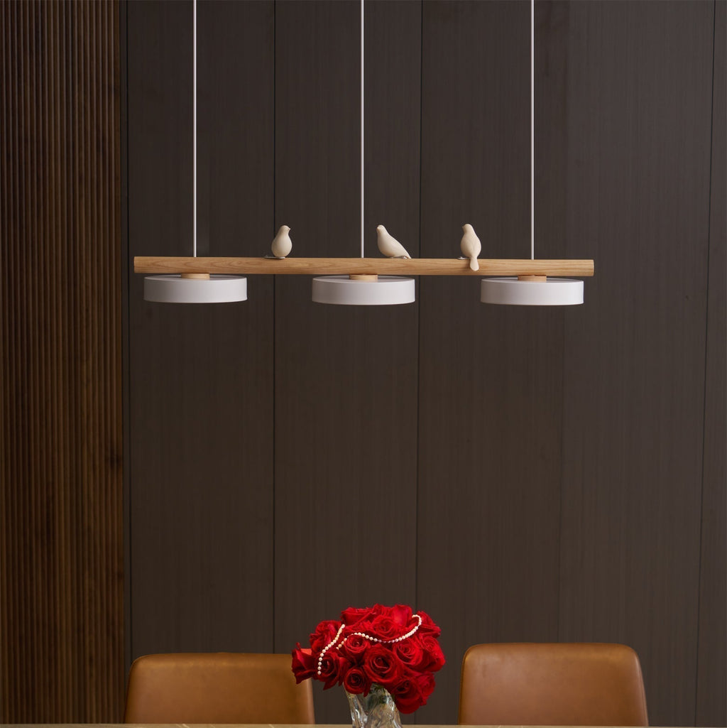 Lampa wisząca Cliff w kształcie ptaka z wbudowanym oświetleniem LED