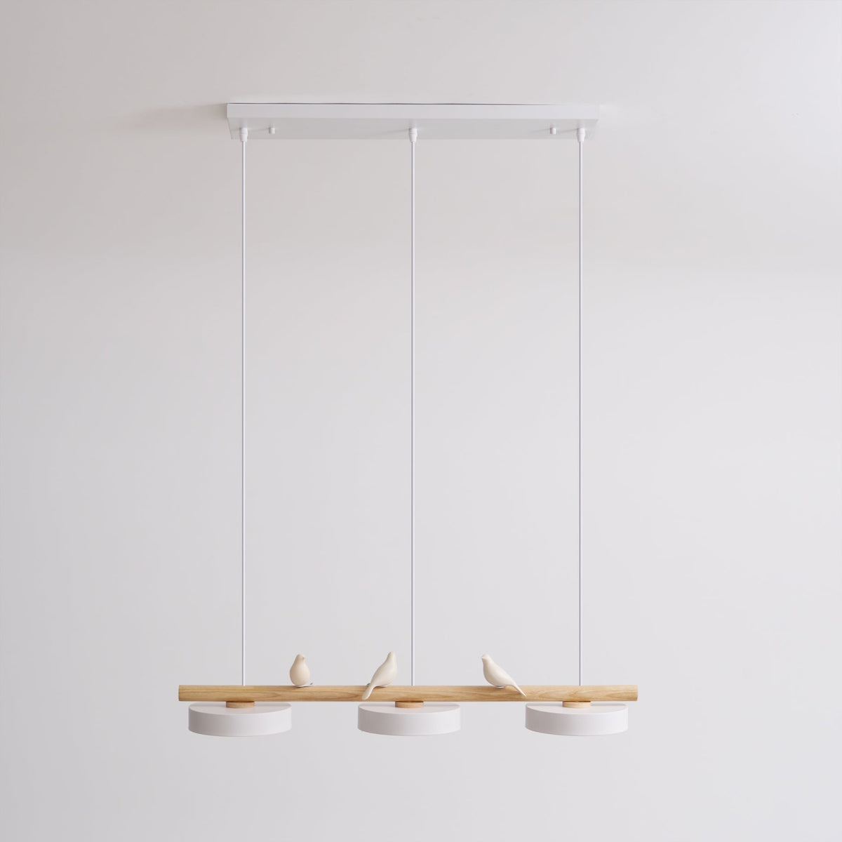 Lampa wisząca Cliff w kształcie ptaka z wbudowanym oświetleniem LED