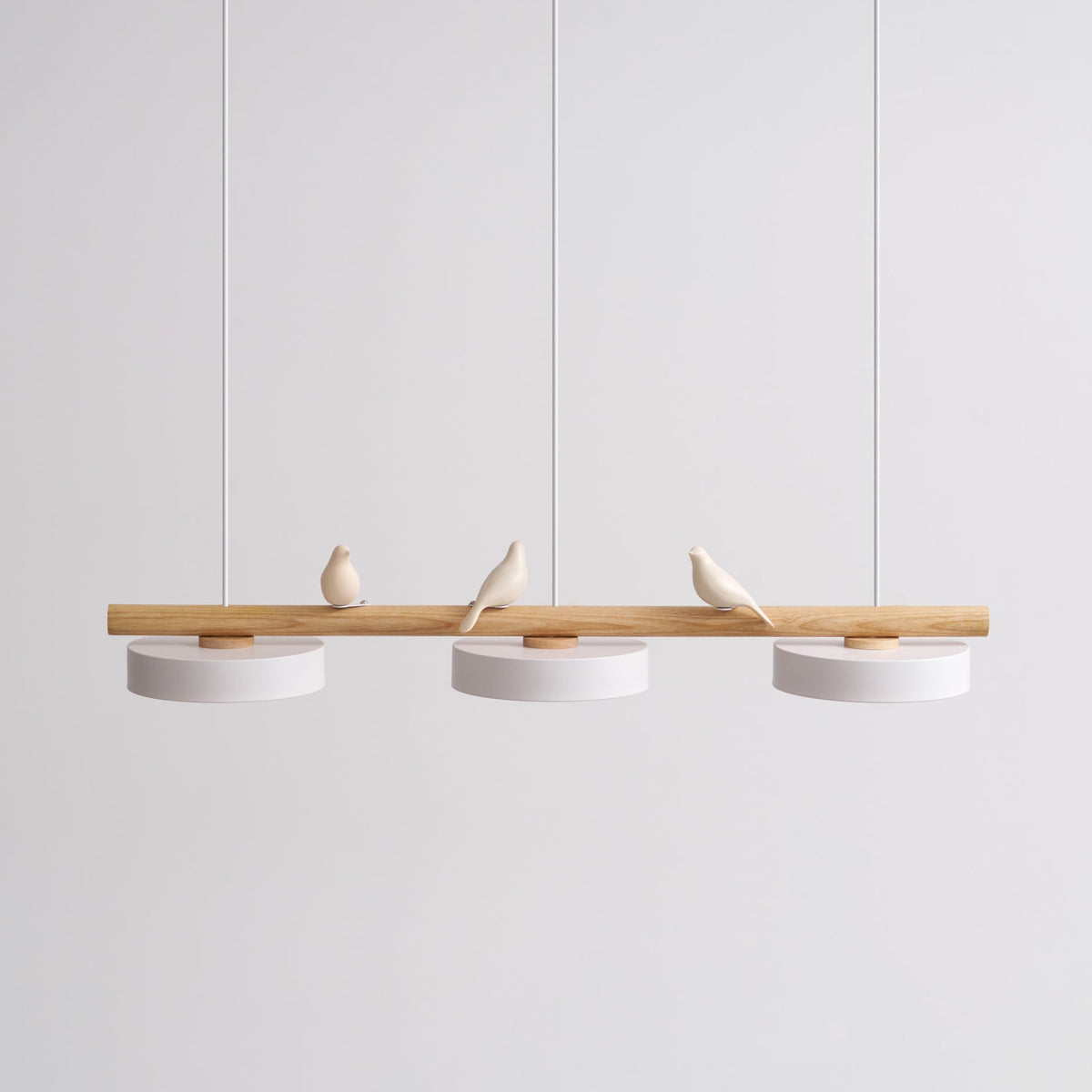 Lampa wisząca Cliff w kształcie ptaka z wbudowanym oświetleniem LED