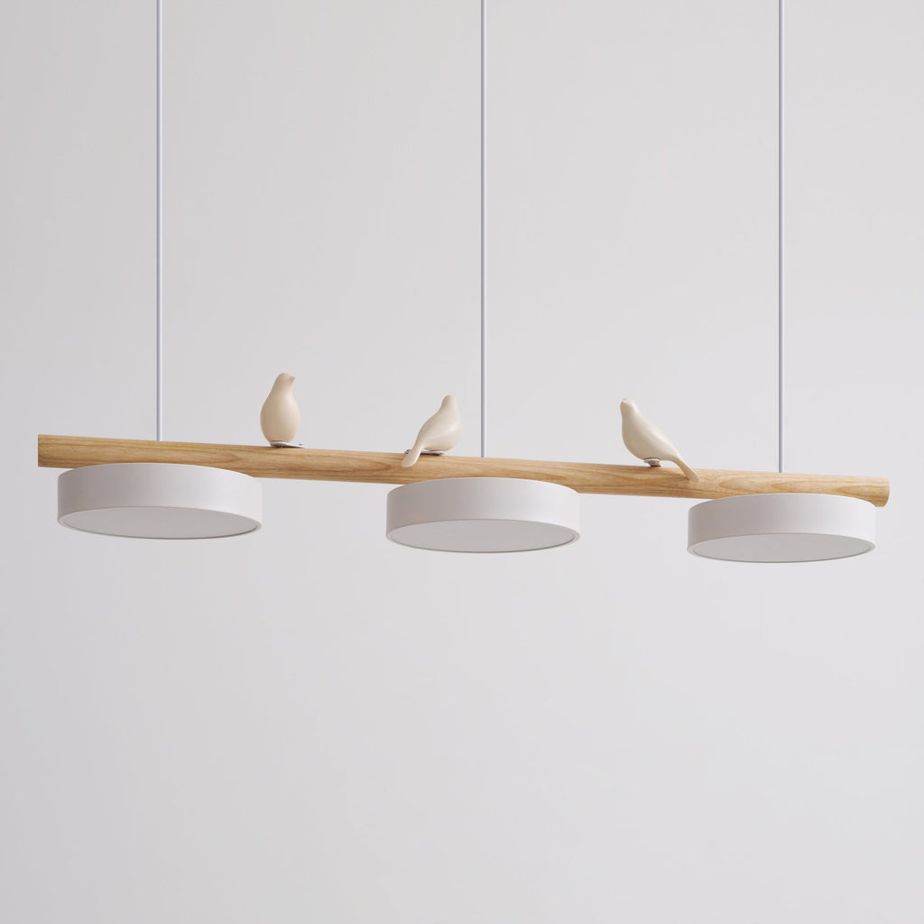 Lampa wisząca Cliff w kształcie ptaka z wbudowanym oświetleniem LED
