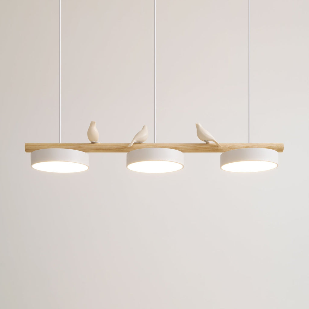 Lampa wisząca Cliff w kształcie ptaka z wbudowanym oświetleniem LED