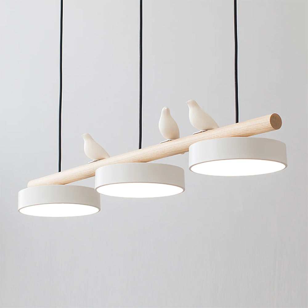 Lampa wisząca Cliff w kształcie ptaka z wbudowanym oświetleniem LED