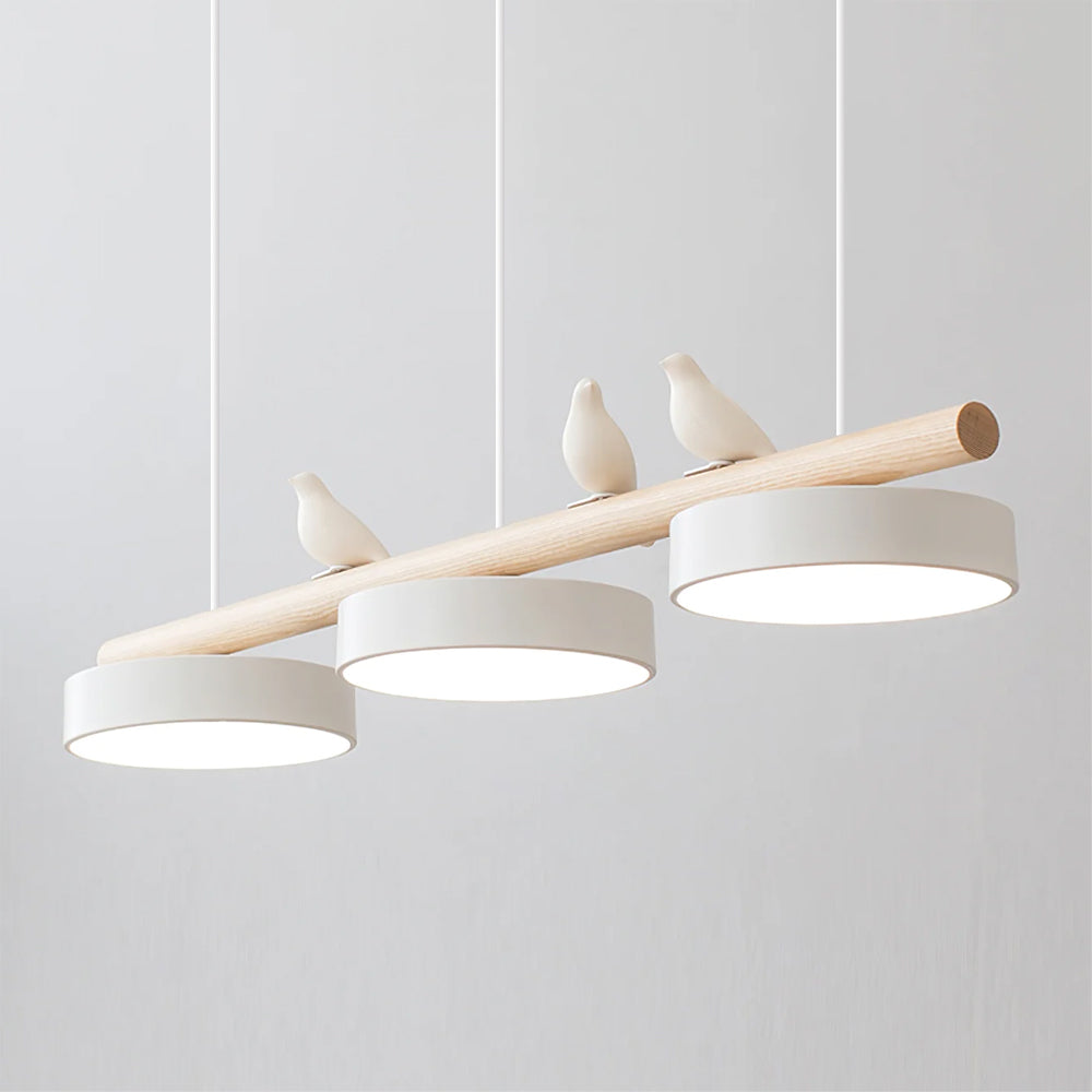 Lampa wisząca Cliff w kształcie ptaka z wbudowanym oświetleniem LED