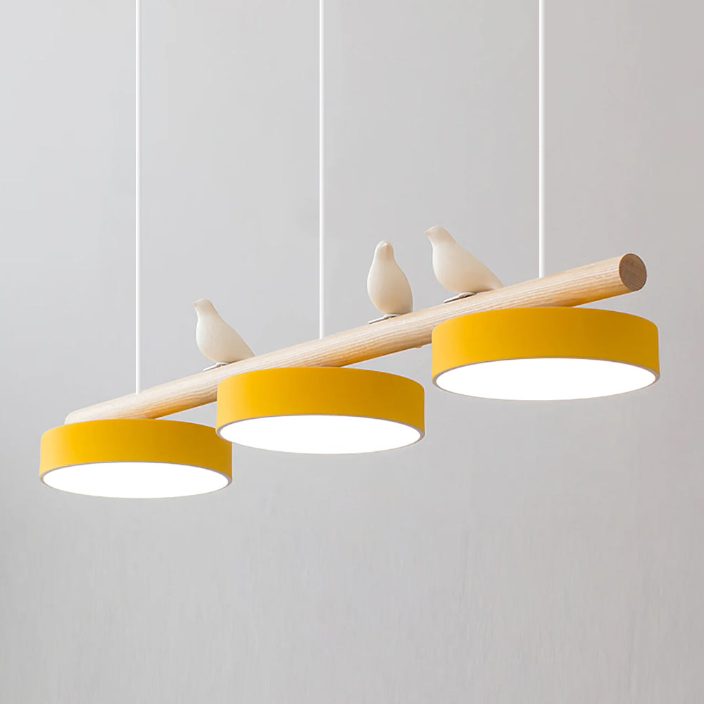 Lampa wisząca Cliff w kształcie ptaka z wbudowanym oświetleniem LED