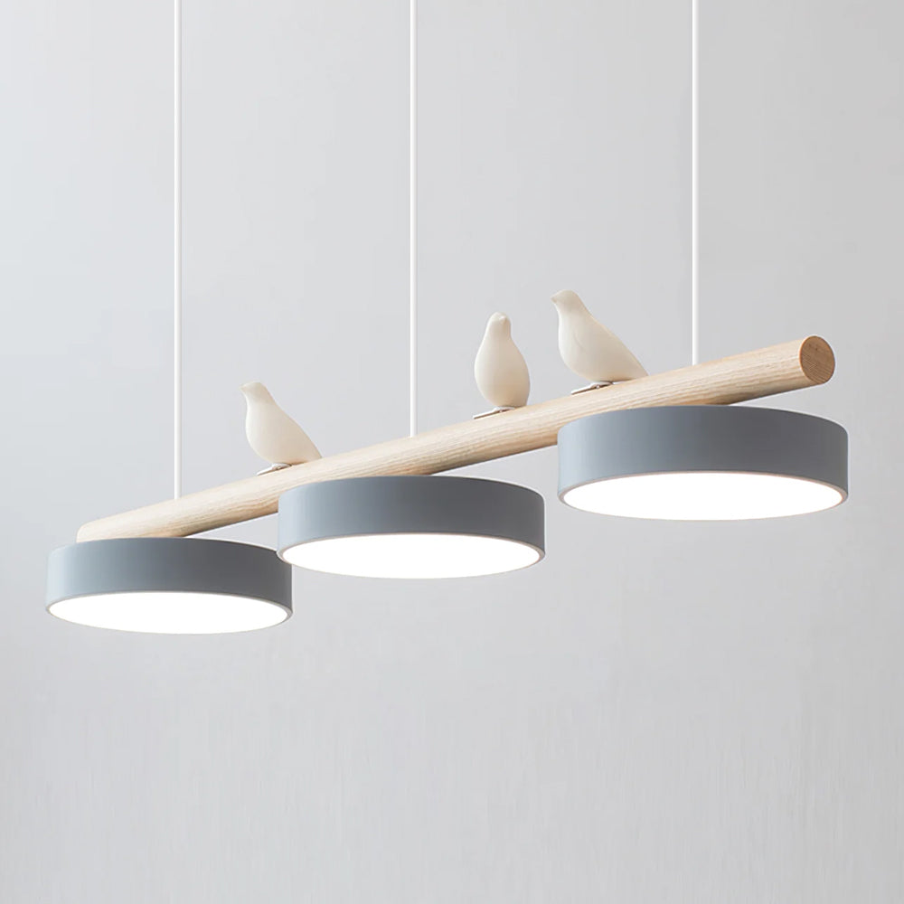Lampa wisząca Cliff w kształcie ptaka z wbudowanym oświetleniem LED