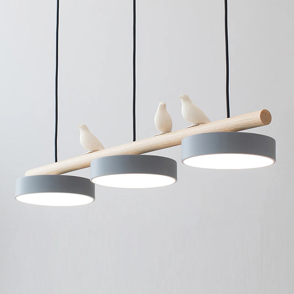Lampa wisząca Cliff w kształcie ptaka z wbudowanym oświetleniem LED