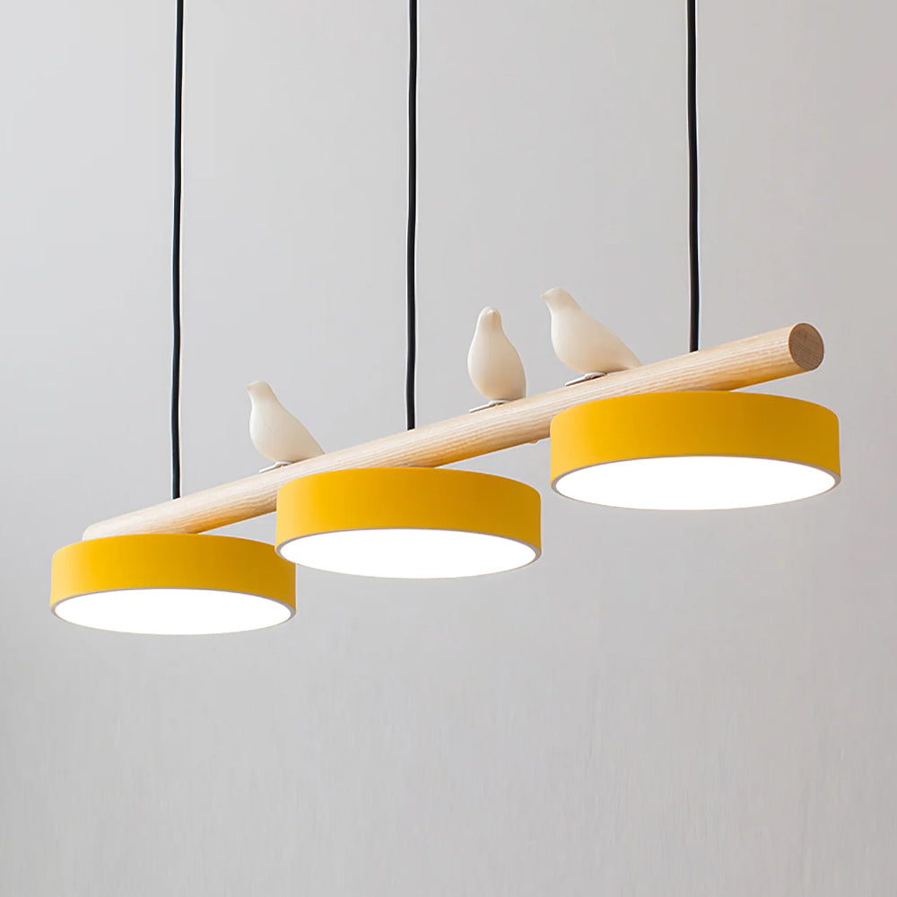 Lampa wisząca Cliff w kształcie ptaka z wbudowanym oświetleniem LED