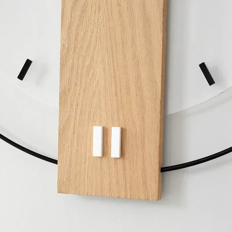 TranquilTime Minimalist Wooden Wall Clock - Modern Serenity | ribuella