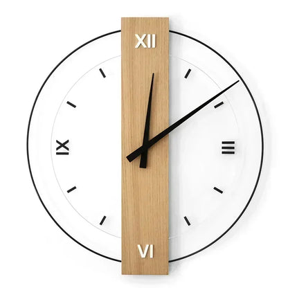 TranquilTime Minimalist Wooden Wall Clock - Modern Serenity | ribuella