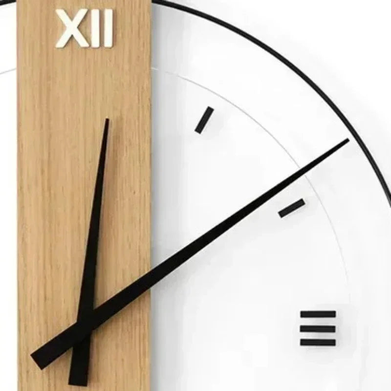 TranquilTime Minimalist Wooden Wall Clock - Modern Serenity | ribuella
