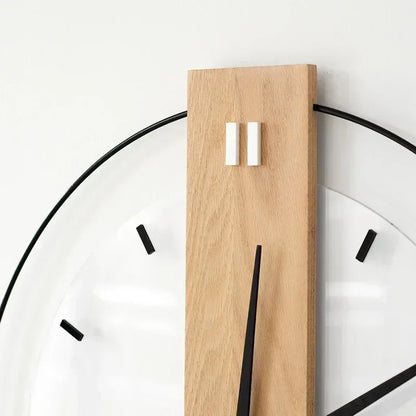 TranquilTime Minimalist Wooden Wall Clock - Modern Serenity | ribuella