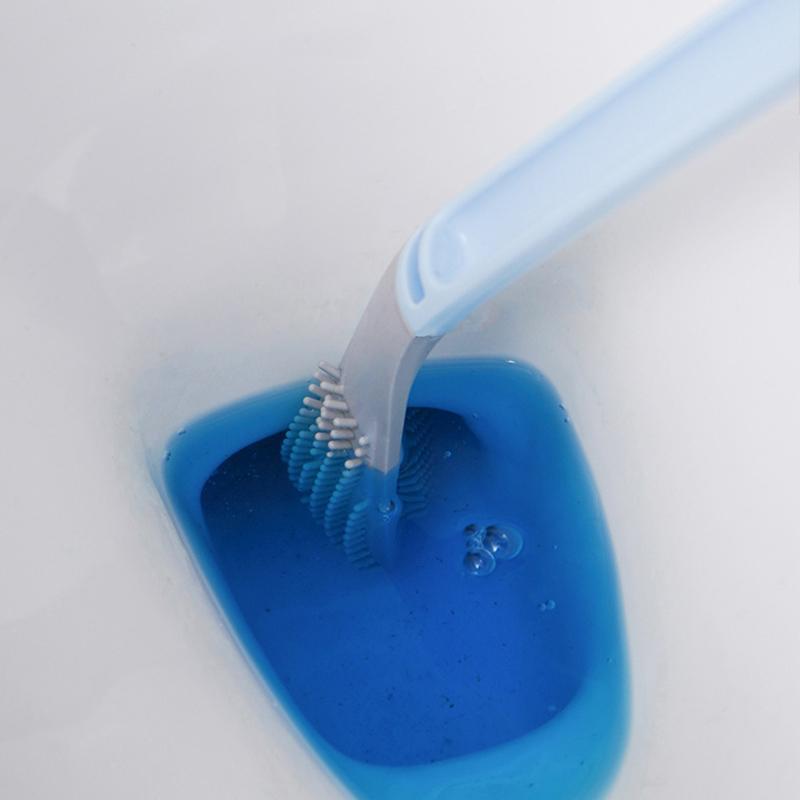 シリコン製トイレブラシ - 隅々まできれいにして、明るく清潔なバスルームに | ribuella