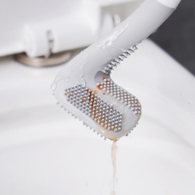 シリコン製トイレブラシ - 隅々まできれいにして、明るく清潔なバスルームに | ribuella
