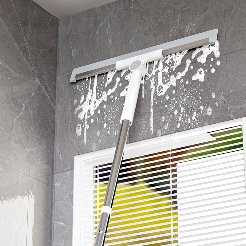 Silicone Scrubber Broom - Triple Function Head - Telescopic Handle with Rotating Head | ribuella
