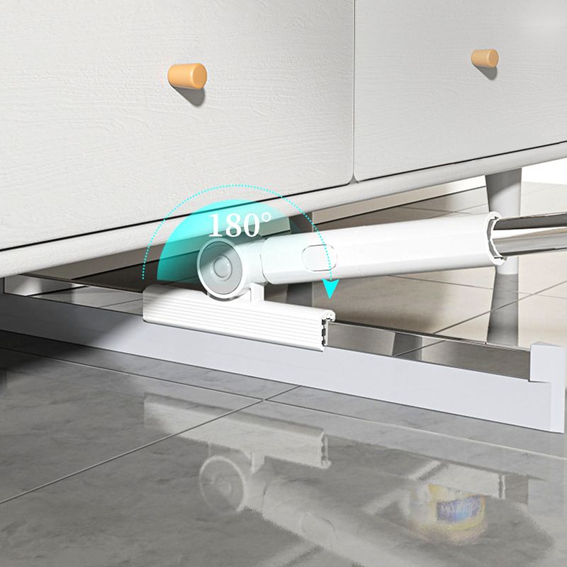 Siliconen schrobbezem - Kop met drie functies - Telescopische steel met draaibare kop | ribuella