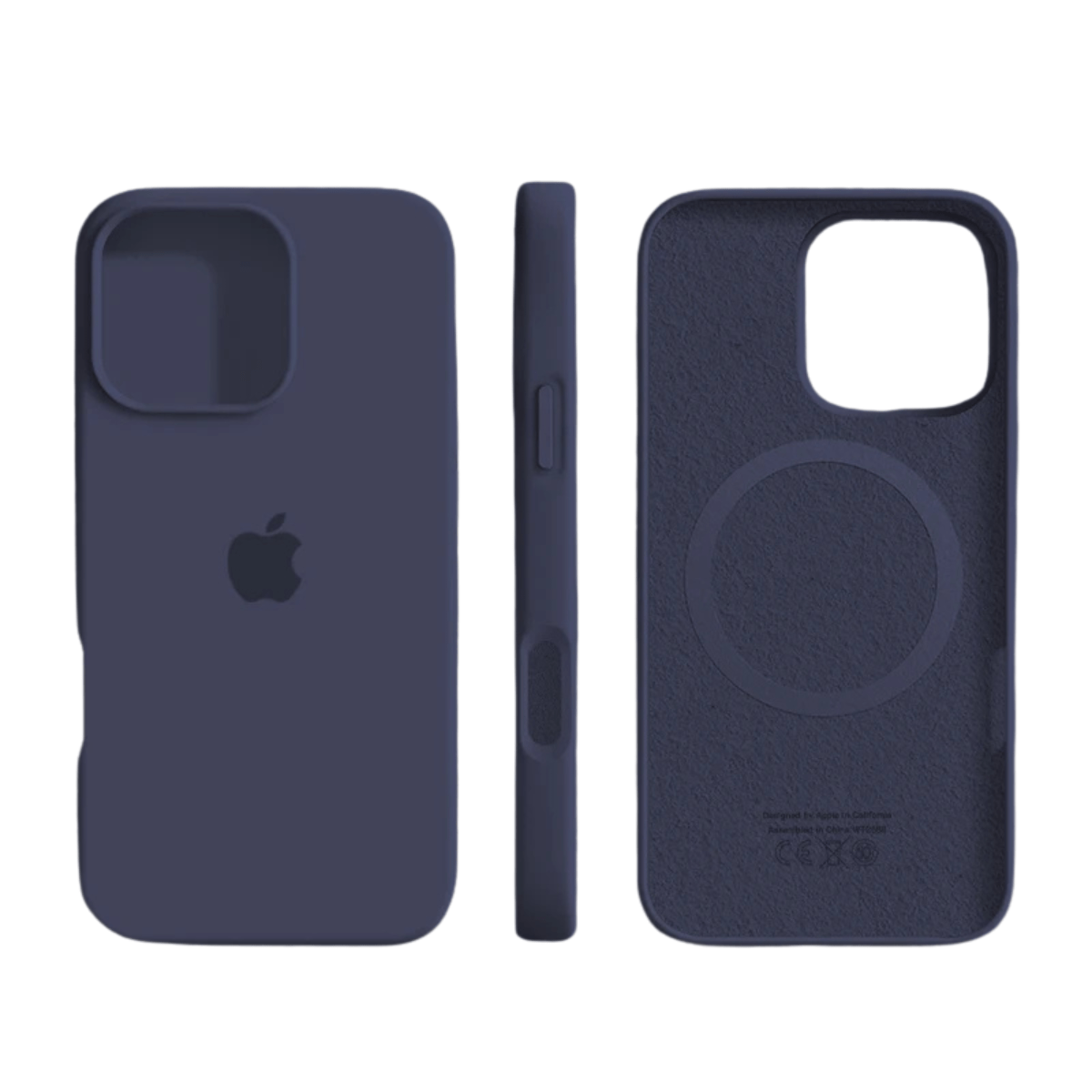 Silicone iPhone Case with MagSafe Protection and Soft Microfiber Interior | ribuella
