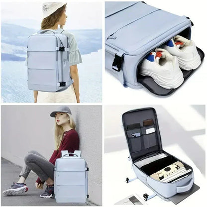 TravelEase Airline-Compatible Laptop Backpack 40x20x25 | ribuella