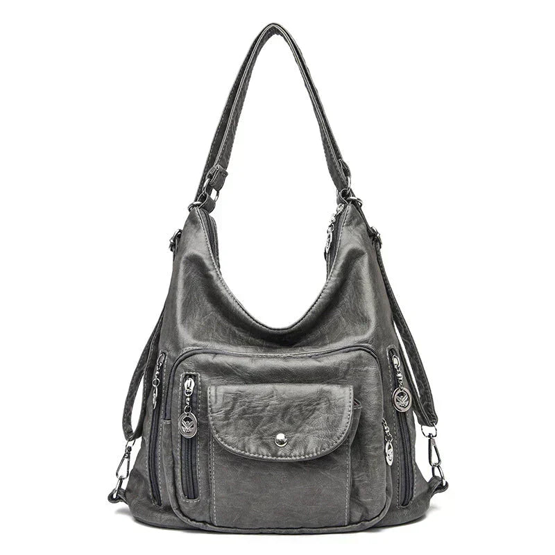 Stylish Multi-Functional Leather Tote Bag for Everyday Use | ribuella