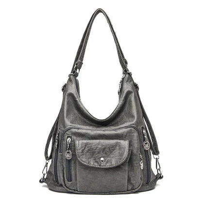 Stylish Multi-Functional Leather Tote Bag for Everyday Use | ribuella