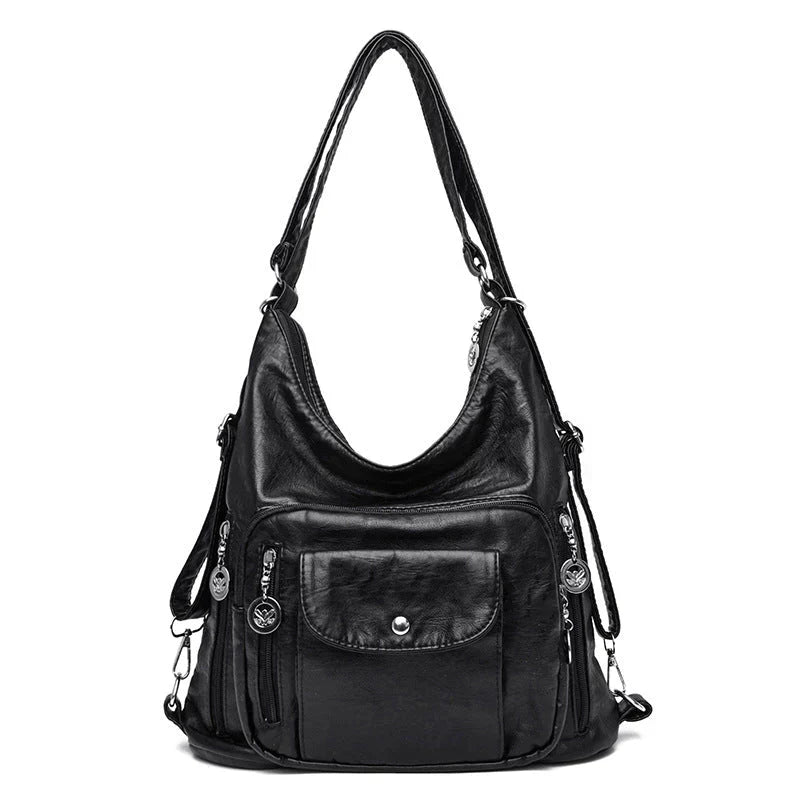 Stylish Multi-Functional Leather Tote Bag for Everyday Use | ribuella