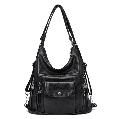 Stylish Multi-Functional Leather Tote Bag for Everyday Use | ribuella