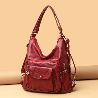 Stylish Multi-Functional Leather Tote Bag for Everyday Use | ribuella