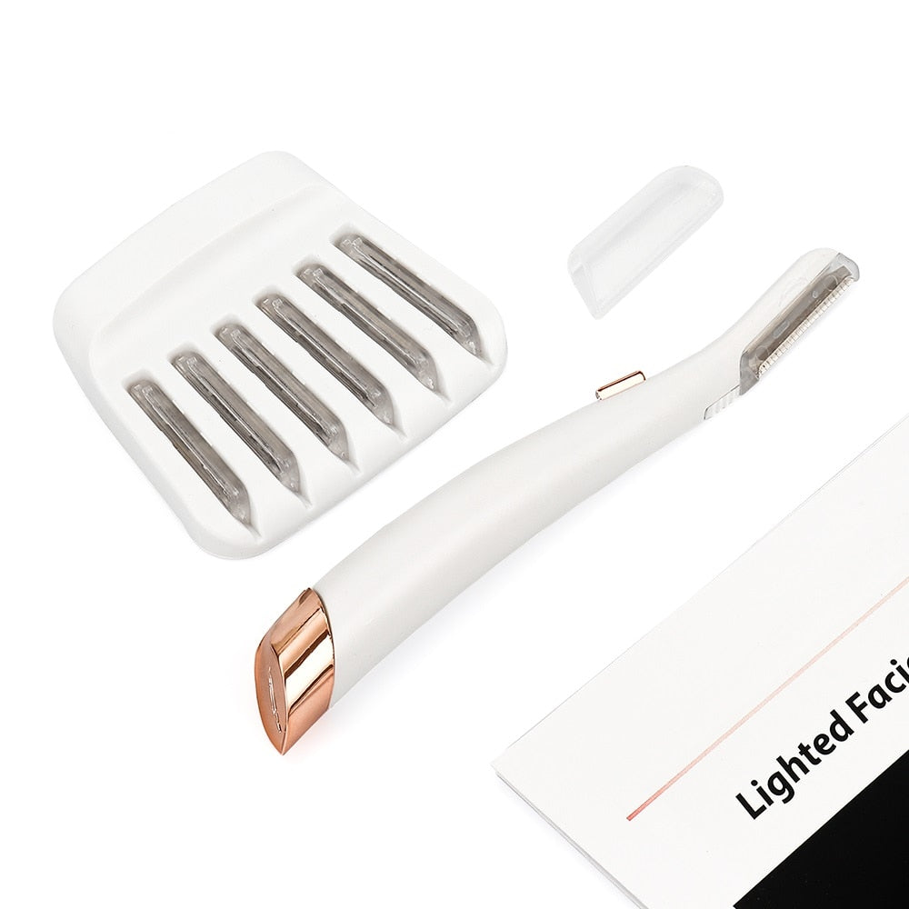 シルケングロウ フェイス用ムダ毛処理器 – 手軽に使えるグルーミングツール | ribuella