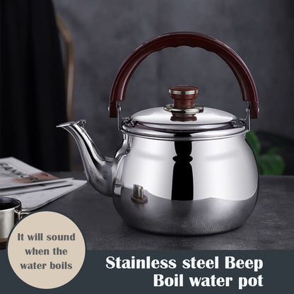 SwiftBoil - Premium Stainless Steel Whistling Kettle with Comfortable Grip | ribuella