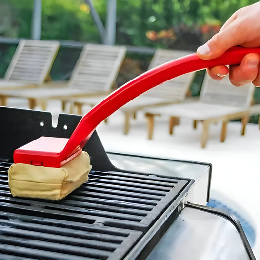 Ultimate BBQ Steam Cleaning Brush with Extended Handle | ribuella