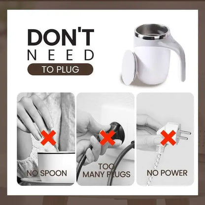 Self-Stirring Mug for Effortless Mixing | ribuella