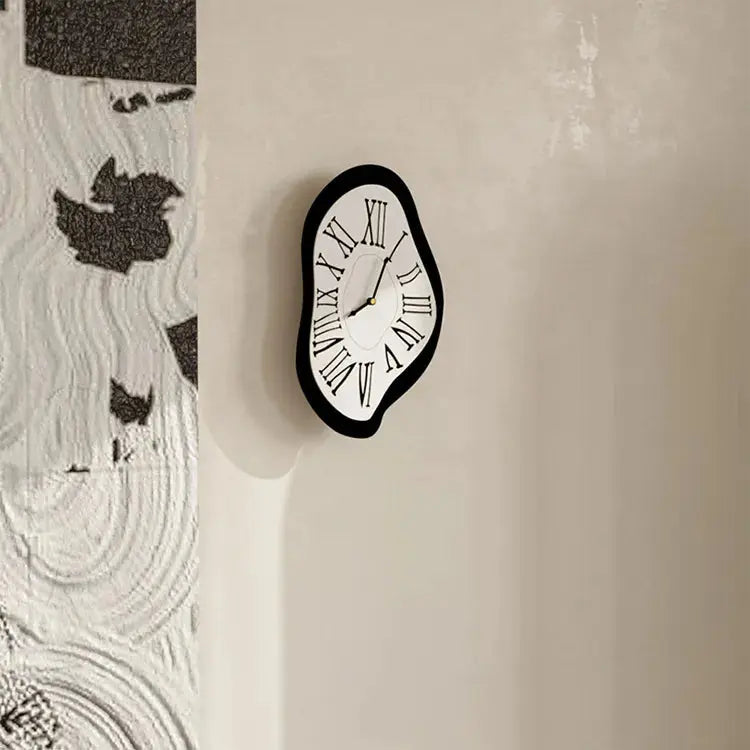 Roman Numeral Wall Clock with a Surreal Design | ribuella