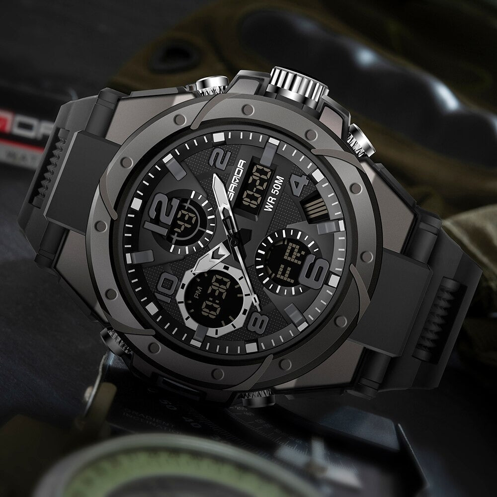 Tactical Edge Men's Watch: The Ultimate Daily Companion | ribuella